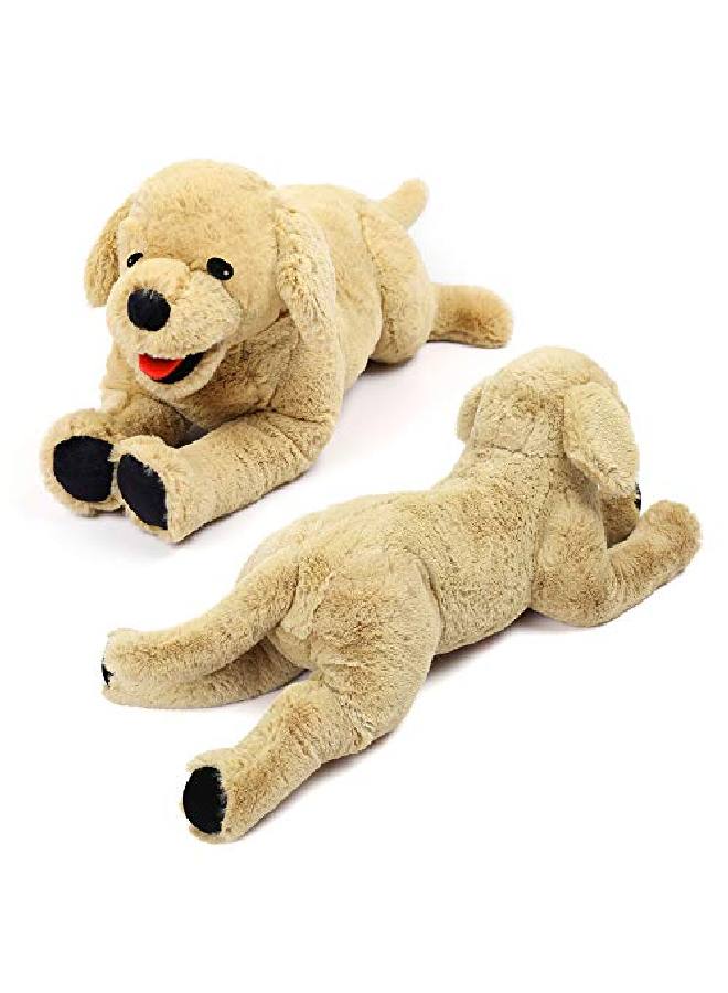 LotFancy 21'' Dog Stuffed Animals Plush Soft Cuddly Golden Retriever Plush Toys Large Stuffed Dog Puppy Dog Stuffed Animals Mother'S Day Birthday For Kids Pets Girls - Image 3