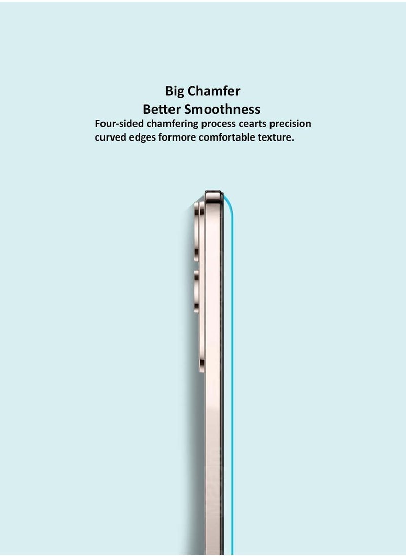 TIGER Vivo V50 Lite 4G 2025 GMAX Premium Series 9H 2.5D Tempered Glass Screen Protector – Clear, Curved Edges, Full Coverage, Anti-Fingerprint, Scratch-Resistant, HD Clarity - Image 5