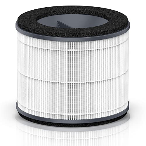 DAJDAH AP-T10-WT AP-T10FL Replacement Filter and AP-T10 Filter Compatible with Homedics Air Purifier Filter Replacement for Homedics 4 in 1 Air Purifier AP-T10-BK AP-T10-WT with HEPA-Type, 1-Pack - Image 1