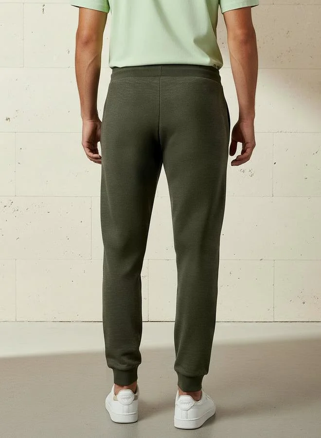 Kappa  Men Regular Fit Joggers with Drawstring Waist for Men | Best Price UAE