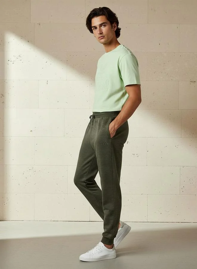 كابا Men Regular Fit Joggers with Drawstring Waist