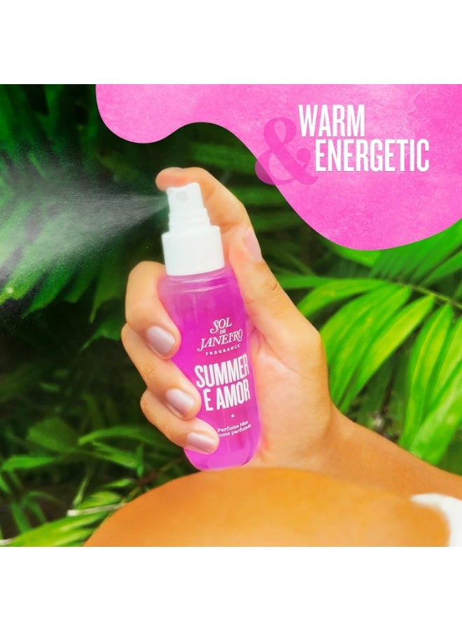 sol de jainero Sol de Janeiro Summer É Amor Perfume Mist Captivating Tropical Fragrance with Sun-Ripened Fruits and Exotic Florals, Long-Lasting and Refreshing Scent in a Portable Size 90ml - Image 3