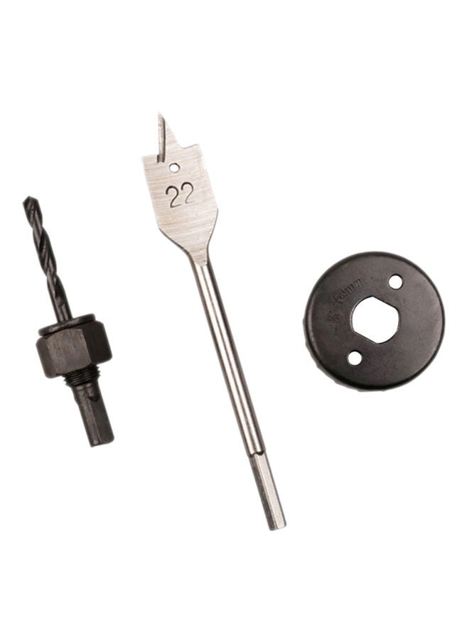 نيبمينينت 3-Piece Woodworking Hole Saw Drilling Tools Set Silver 