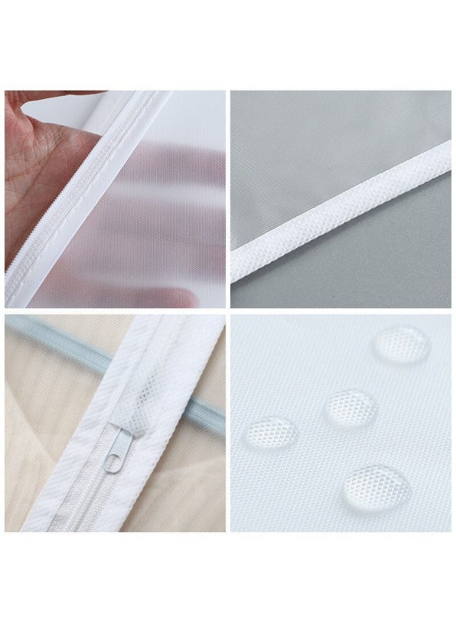 8 PCS Clothes Dust Covers 4 Sizes Transparent Breathable Hanging Zip Clothes Storage Cover Suitable for Suit, Coat, Clothes Storage - Image 5