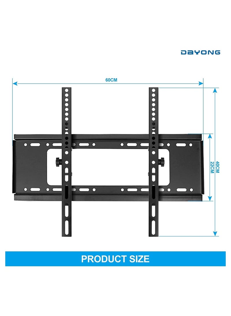 Tilt TV Wall Mount,Wall Mount TV Bracket for 26-75 inch TVs Holds up to 50kg, Low Profile Tilting TV Mount with Level Adjustment,Max VESA 600x400mm - Image 2