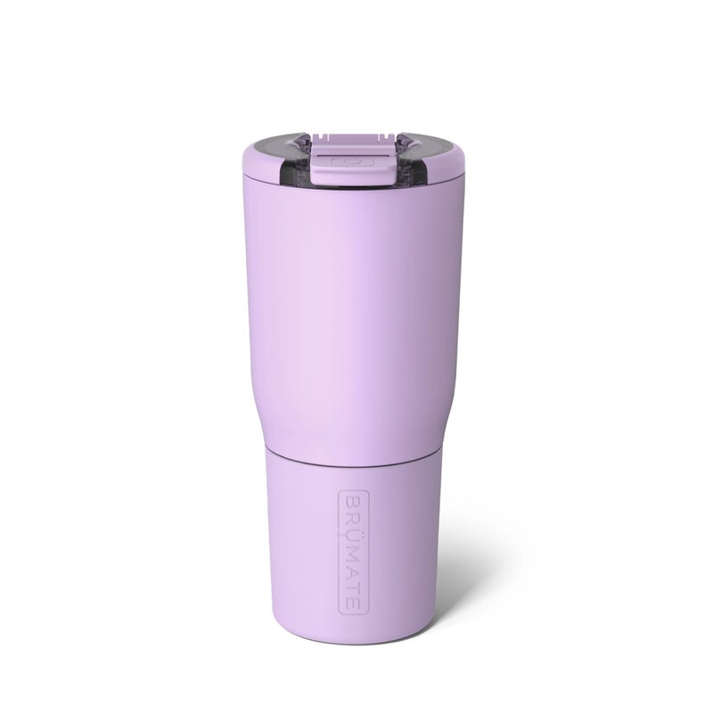 BrMate Nav 25oz 100 Leak Proof Insulated Travel Tumbler with Magnetic BevLock Lid Double Wall CupHolder Friendly Stainless Steel Mug Lavender