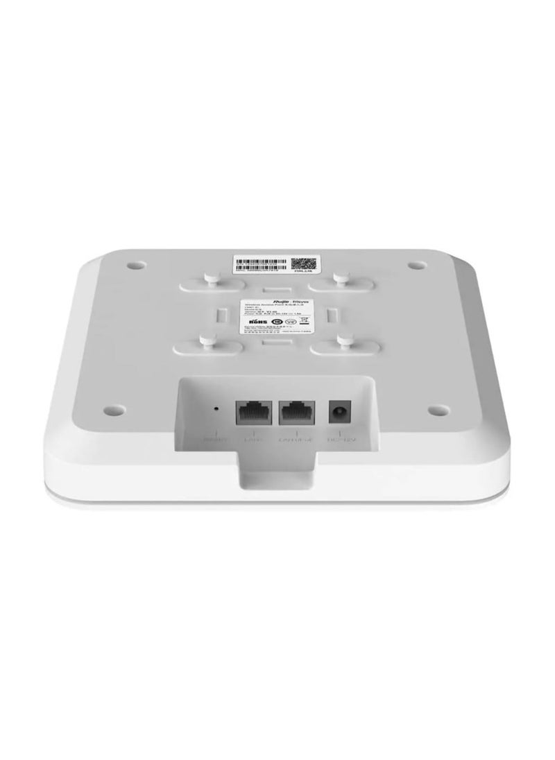 Ruijie Ruijie Reyee RG-RAP2260(G) AX1800 Wi-Fi 6 dual-band Gigabit ceiling mount AP, dual Gigabit LAN uplink ports, built-in antennas with 3 Years Warranty  - Image 2