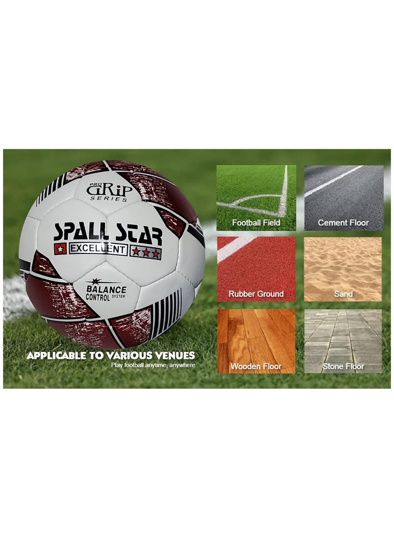 Spall Football Soccer Ball For Matches World Cup Best Indoor/Outdoor Water Proof Ball For Professional Training And Match Men And Women Youth And Adult - Image 4