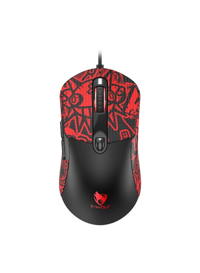 T-WOLF G550 Gaming Mouse Anti-Slip Sticker - Image 1
