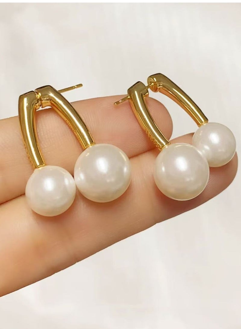 مياو مياو أقراط معدنية مطلية بالمينا - Image 2