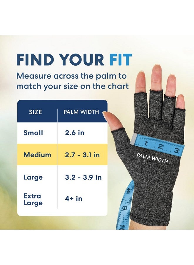 Dr. Frederick's Original Arthritis Compression Gloves for Women & Men - Ideal for Arthritis Hand Pain Relief, Carpal Tunnel, Reynaud’s & Poor Circulation - Medium - Image 4