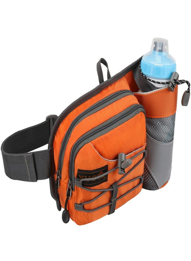 YUOTO Outdoor Fanny Pack with Water Bottle Holder for Walking Hiking Hydration belt Waist Bag - Image 2