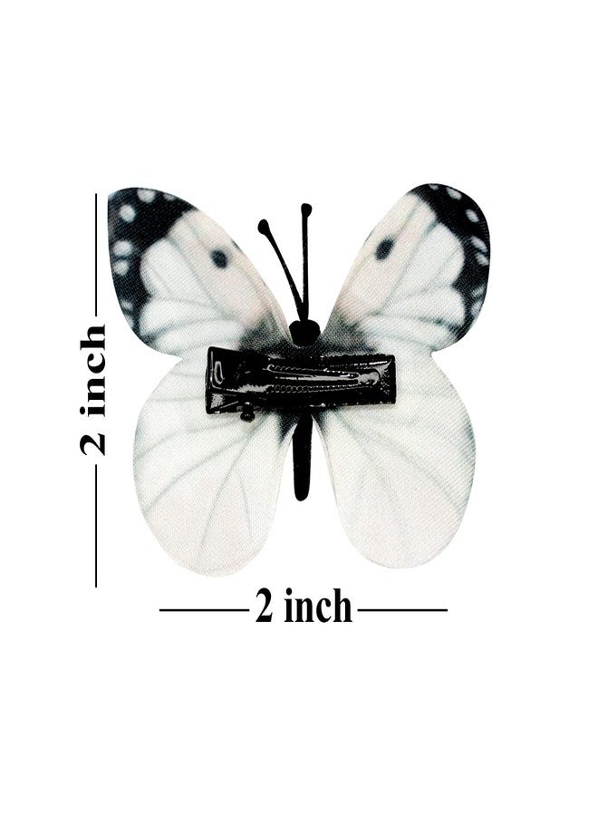 Confidence 4 pcs Butterfly Hair Claw/Clutcher Clip/Stylish Pins for Women And Girl (Multi-colored 8) - Image 4