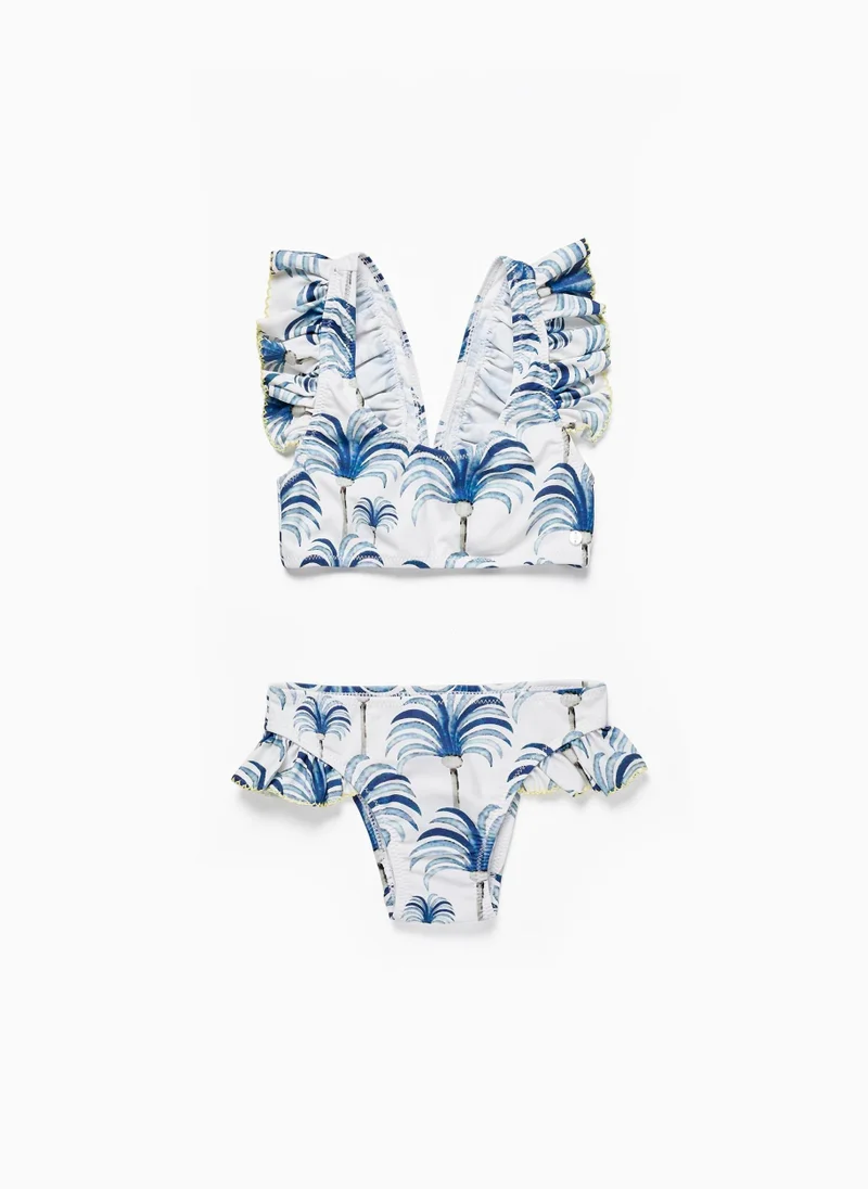 زيبي Zippy Ruffled Bikini Uv 80 Protection For Girls