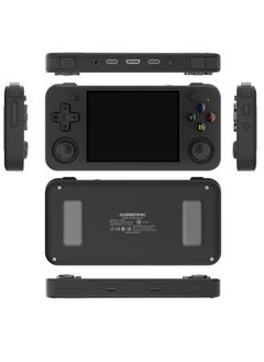 ANBERNIC  RG35XX H Retro Handheld Game Console, 3.5 Inch IPS Screen Linux System Built-in 64G TF Card 5528 Games Support HDMI TV Output 5G WiFi Bluetooth 4.2 (Black)  - Image 2