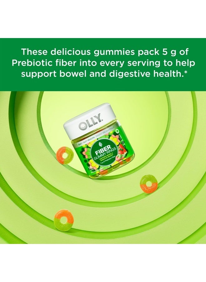 OLLY - Fiber Gummy Rings, Berry Melon, 50 Gummies - Image 1