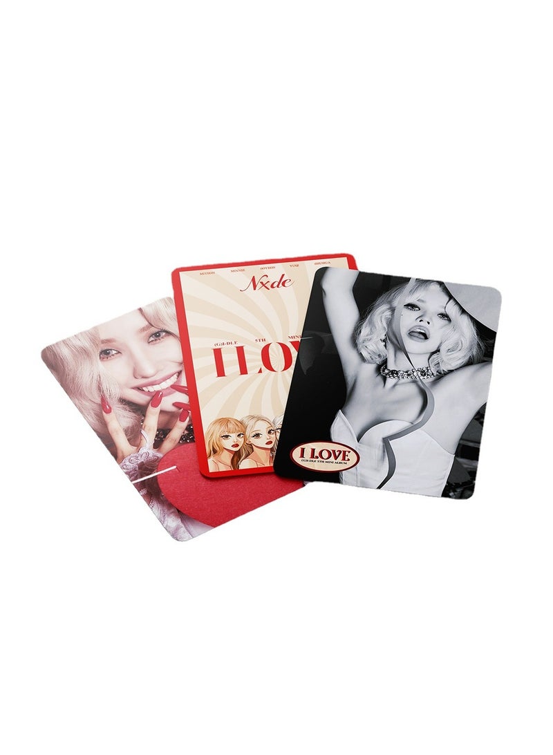 NIBEMINENT 55 Pcs Kpop (G)I-DLE Lomo Cards Card For Fans Collection Gifts - Image 3