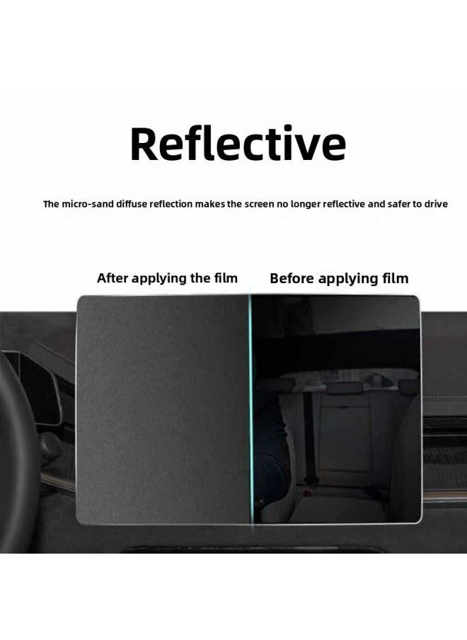 Generic - Byd Screen Tempered Film Element Central Control Dolphin Navigation Han Instrument Panel Song PlusDMI/EV/Pro Qin-Color:High-definition High-transparency Tempered Film [explosion-proof Screen] Imported Material-Size:[remarks Car Model] 10.1inch Navigation + Instrument Panel - Image 1