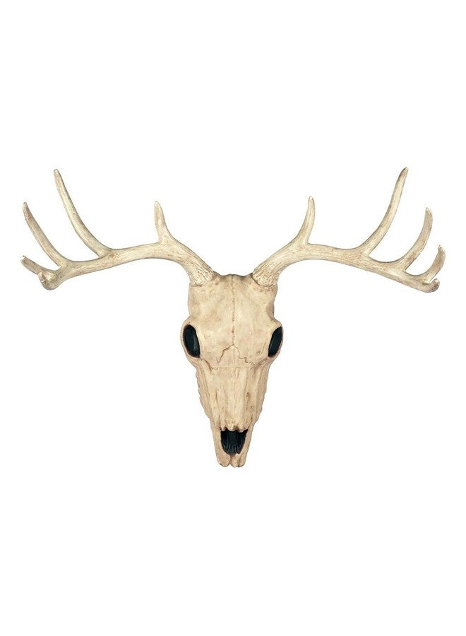 Crazy Bonez Faux Taxidermy 10 Point Buck Deer Skull Hanging Wall Decor, 21.5" Wide, Living Room - Image 4