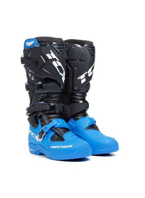 حذاء TCX BOOTS 9662 NEBL COMP EVO 2 MICHELIN باللون الأسود والأزرق