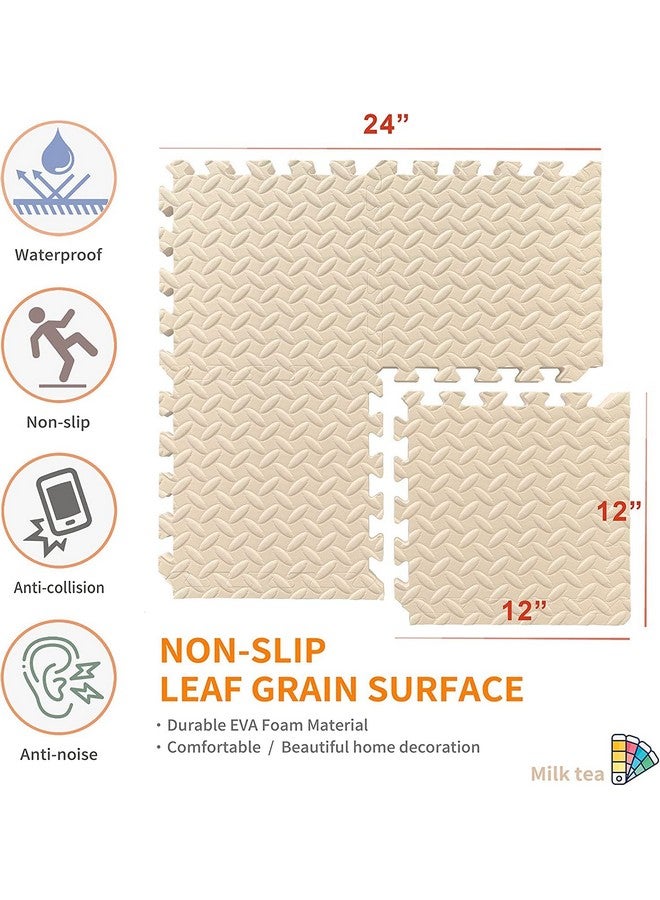 سيجناترون أرضيات سيجناترون المتشابكة || سجادة لعب متشابكة للأطفال || سجادة متاجر || أرضيات منازل || سجادات لعب للأطفال || سمك ١٢ مم (٨ بلاطات - ٣٢ قدمًا مربعًا، أزرق - رمادي - أبيض) - Image 3