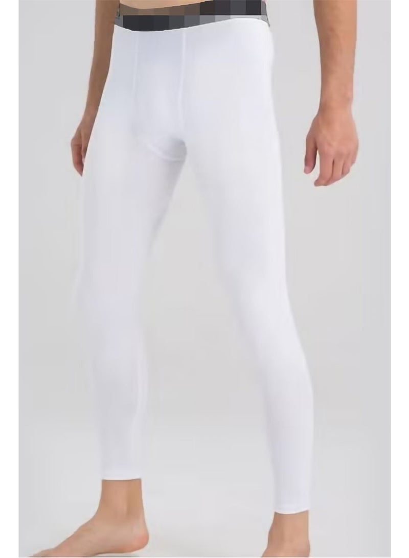 (L)Men's Compression Pants Athletic Tight,Leggings Base Layer Bottoms for Running Workout Sports Yoga Basketball - Image 4