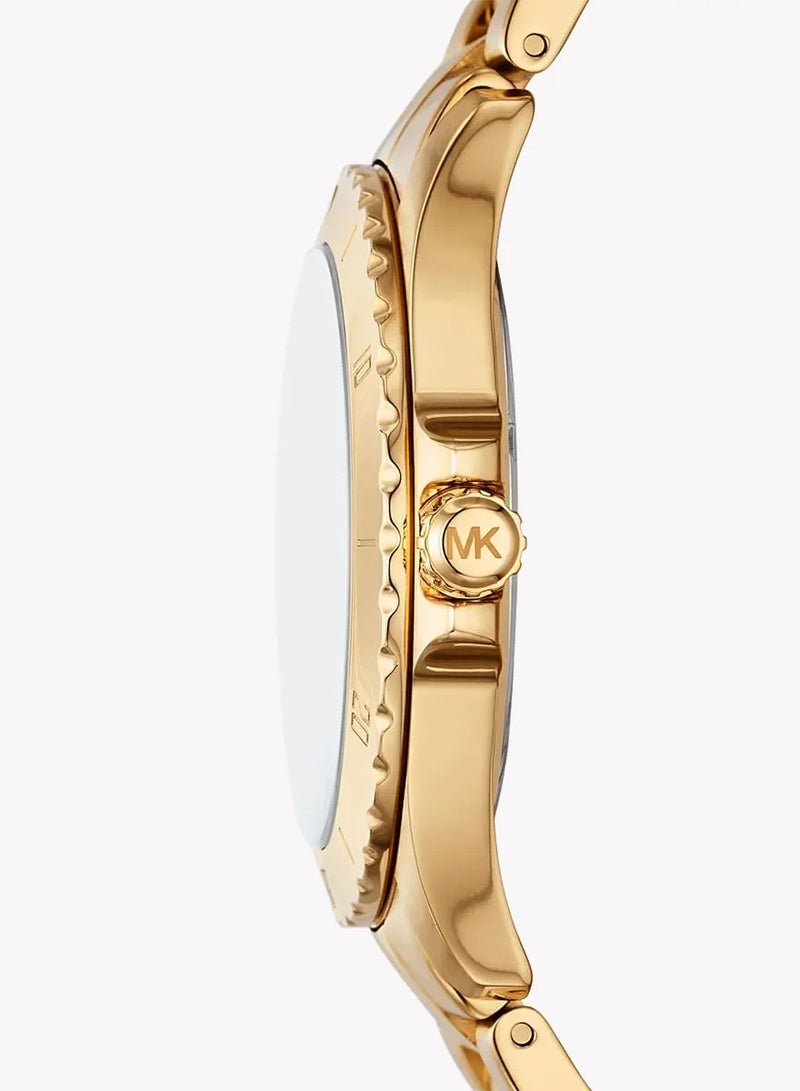 ام كي ساعة ذهبية للرجال، ميناء أسود | MK9078 - Image 2