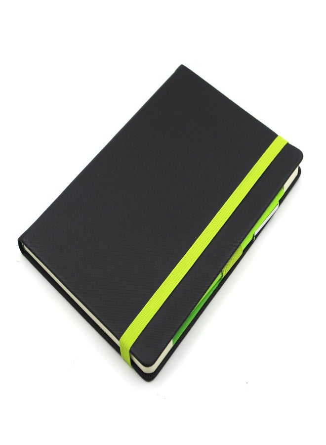 Viva ZING | A5 NOTEBOOK | Planner Diary | Hard Cover | 80 gsm | ruled | Squares Pages | Information pages | office diary planner (ORANGE) - Image 4
