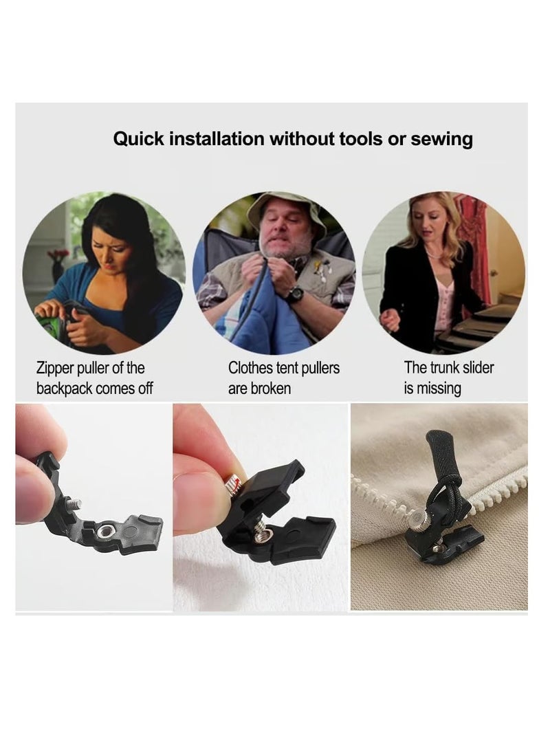 Replacement zippers or attachable zipper handles – suitable for clothing, bags, and jackets  - Image 4
