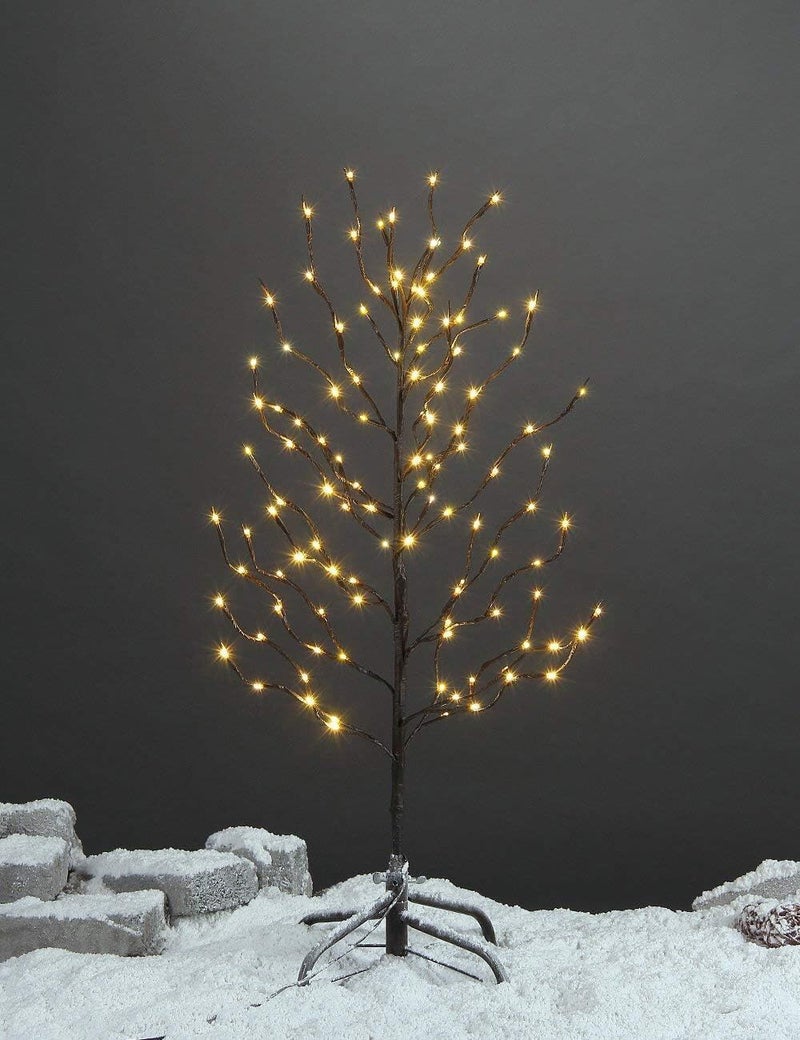 LIGHTSHARE 3FT 112LED Star Light Tree for Home Festival Party Christmas Indoor and Outdoor Use Warm White