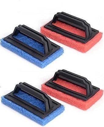 Primo Cleats Primo Cleats Tile Cleaning Multipurpose Scrubber Brush with Handle Set of 4 - Image 1