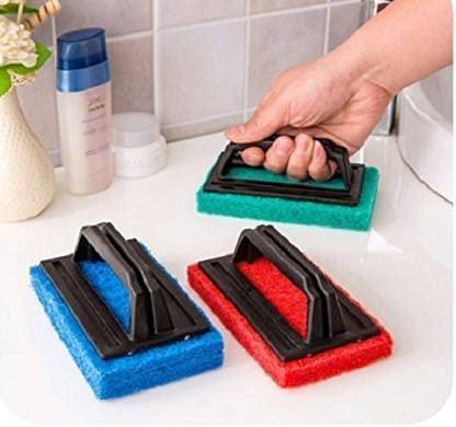 Primo Cleats Primo Cleats Tile Cleaning Multipurpose Scrubber Brush with Handle Set of 4 - Image 2