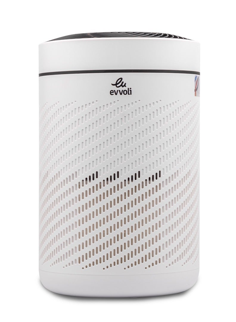 evvoli Air Purifier with Extra Filter Suitable for Medium Rooms - 27㎡ Coverage EVAP-27W-Filter-27 White - Image 2