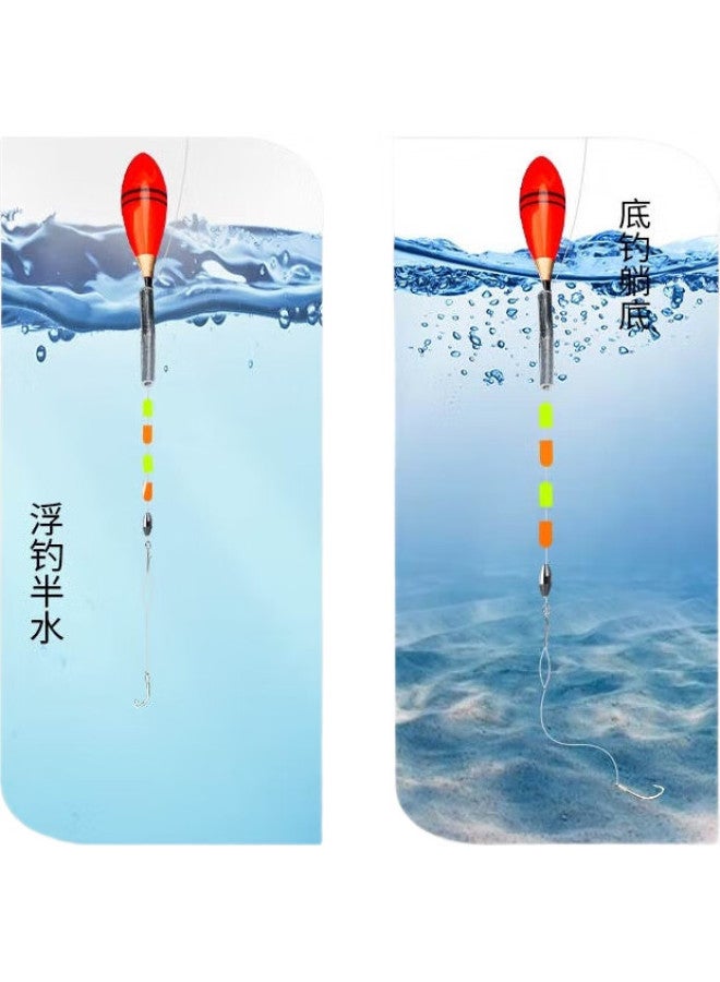 Komerai Kemailexiu Fishing Line Set, Specialized For Small Fish, Autumn Fish, Fox, Single Hook, Highly Sensitive, With Float, Finished Line Set, 1.4 Meters - Image 3