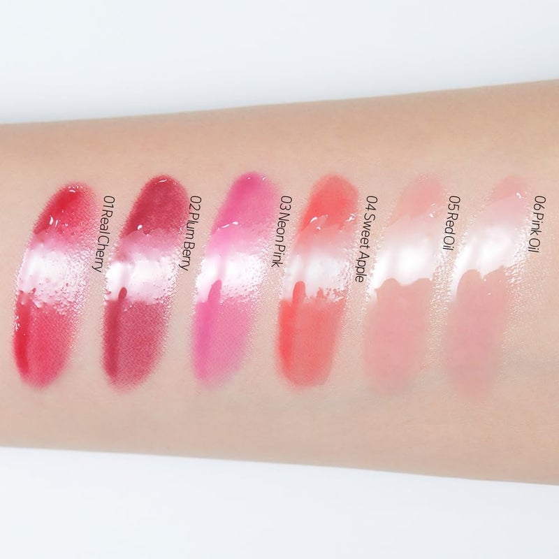 Etude Dear Darling Lip Oil Tint Juicy Moisture Rich Formula Shade 01 Real Cherry 42ml - Image 3