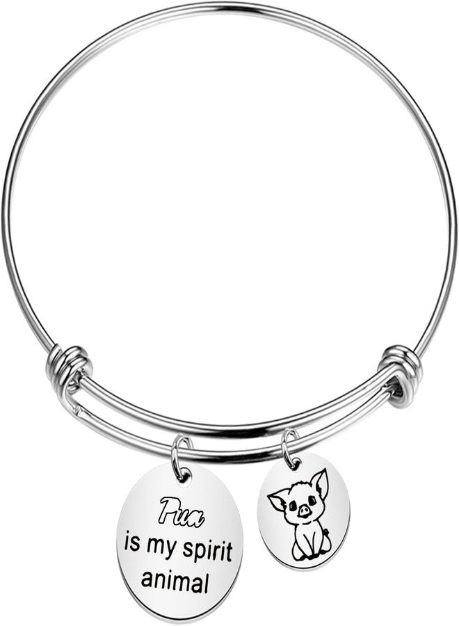 AKTAP P-a Pig Bracelet - Movie Fans Gift - Jewelry - Movie Animal P Pig - Image 1