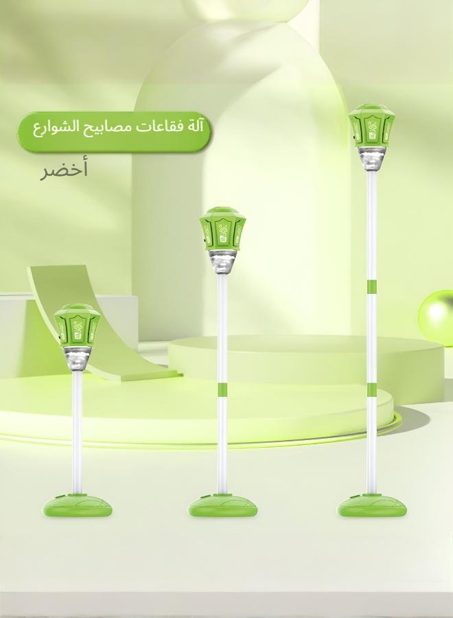 Joudiplay Portable Outdoor Street Light Bubble Machine with Music & Lights - Image 1