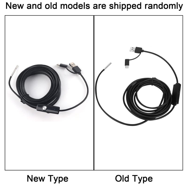 HD Pipe Inspection Borescope Endoscope with 3.9mm USB-C for Mobile Phones and 5m Flexible Cord - Image 3