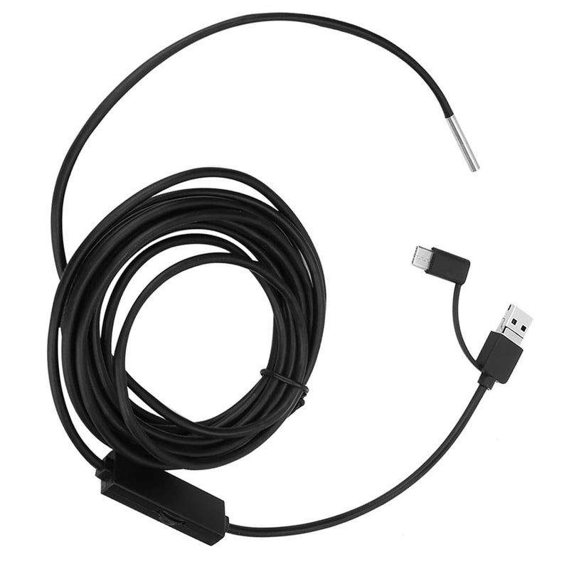 HD Pipe Inspection Borescope Endoscope with 3.9mm USB-C for Mobile Phones and 5m Flexible Cord - Image 2
