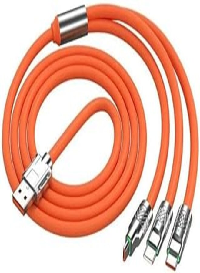 Multi USB Charging Cable 3 in 1, Multi Fast Charging Cable with USB C, Micro USB Port