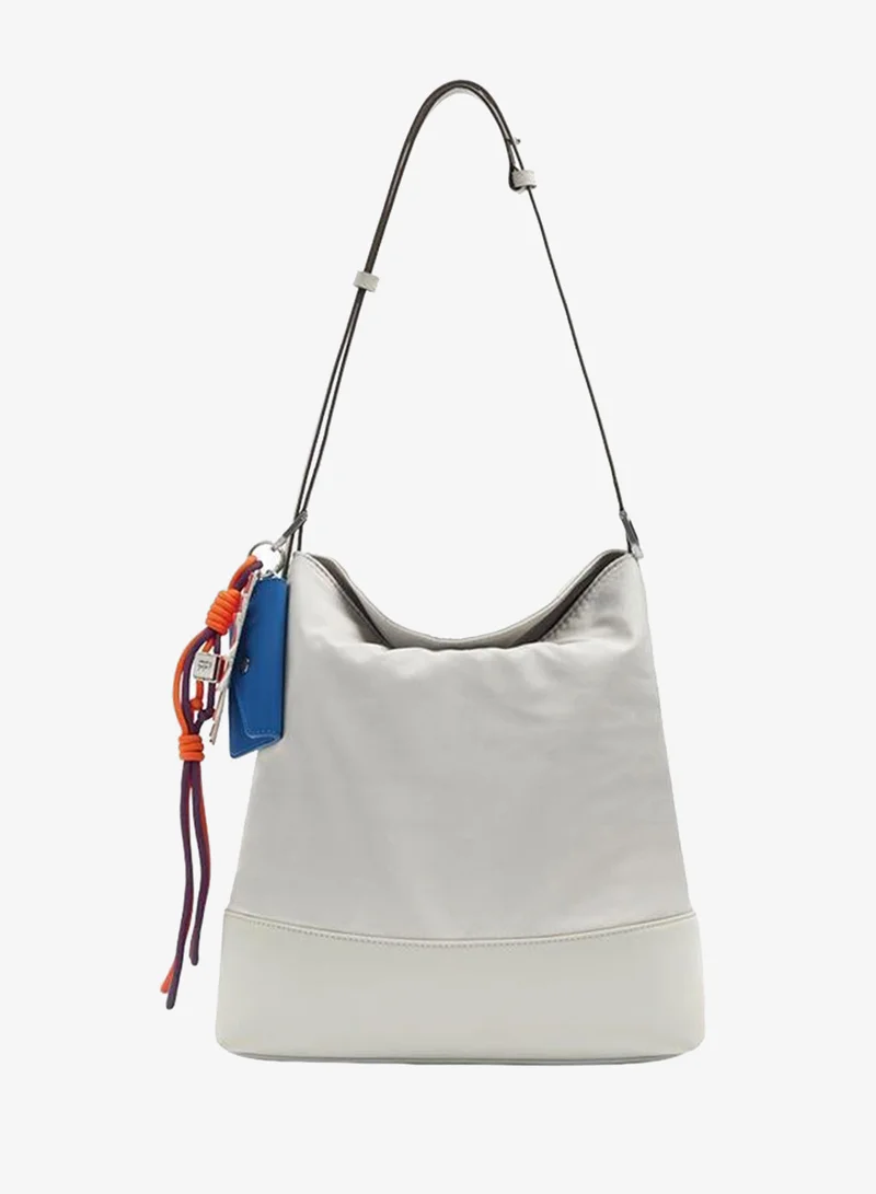 Nylon Shoulder Bag With Strap