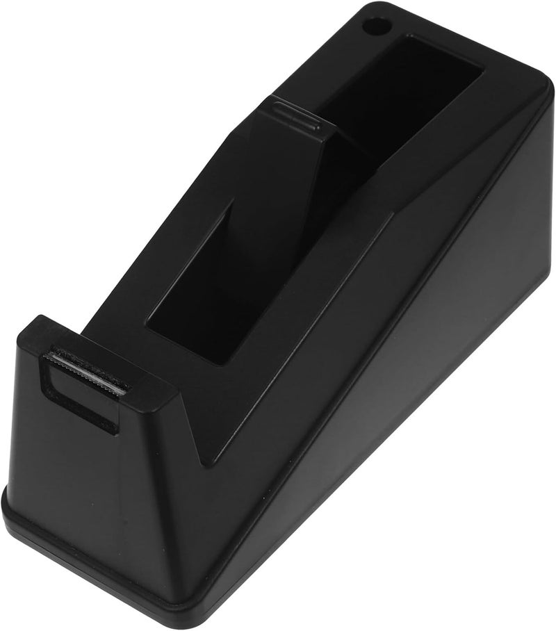 Large Desktop Tape Dispenser Holder for Office Use Freestanding Plastic Tape Cutter Base for School and Home - Image 1