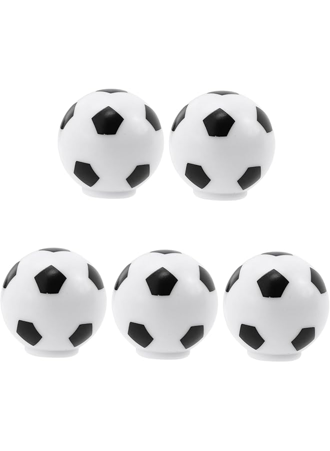 The Bros 5pcs Football Handle Cabinet Knobs Accessories Boy Room Furniture Soccer Dresser Knob Vintage Drawer Pulls Kids Furniture Pull Handle for Drawer Kitchen Cabinet Children's Room Abs - Image 1
