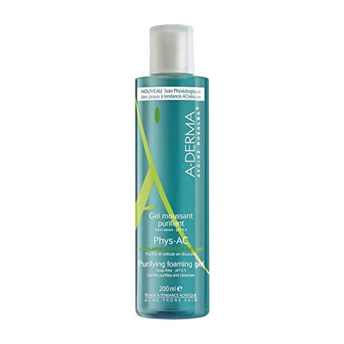 A-DERMA ADerma PhysAc Purifying Foaming Gel for Oily Skin 200ml 