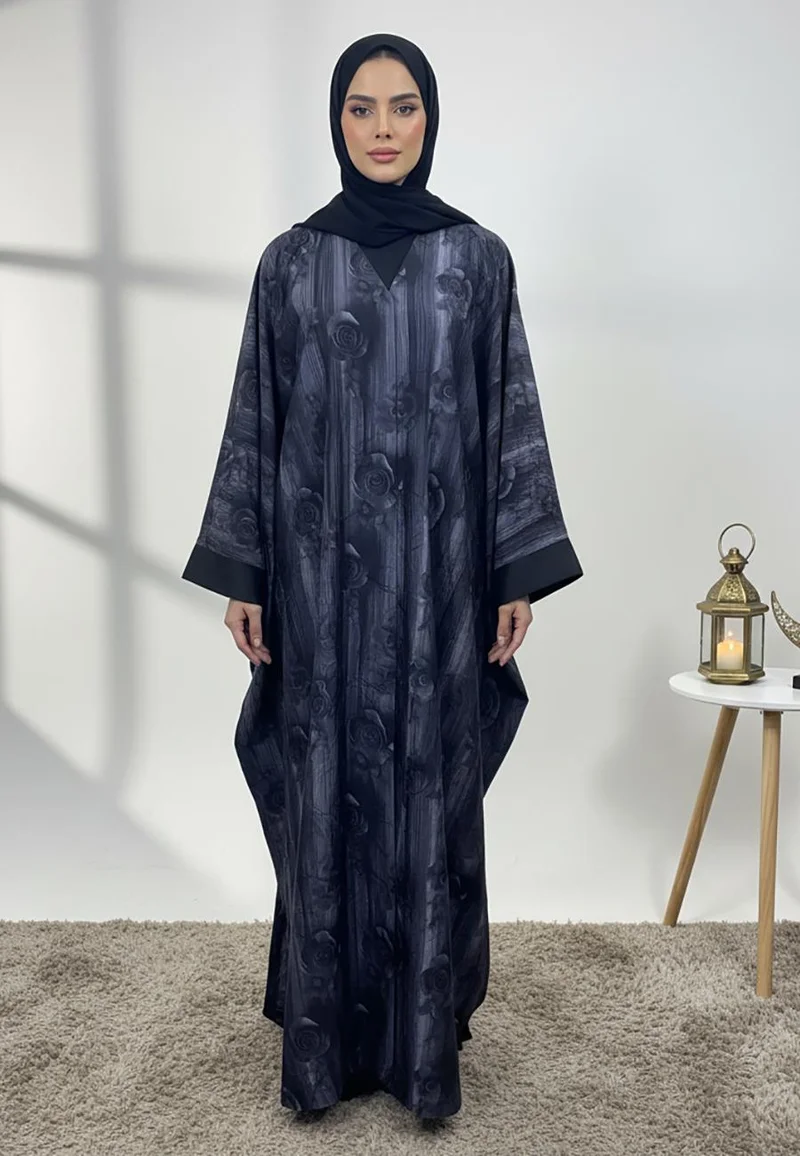 Elegant Noir Abaya-851