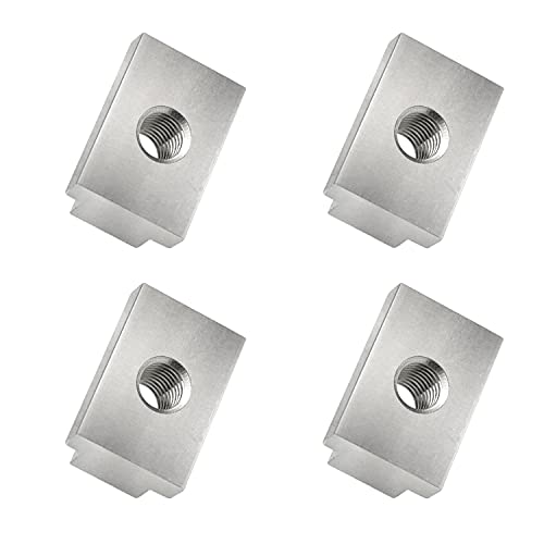 MOEBULB T Slot Nuts Compatible with Toyota Tunda Tacoma Pickup Truck Bed Deck Rails Cleats Rack Rail with Stainless Button Socket Cap Screw 8-Pack Silver - Image 5