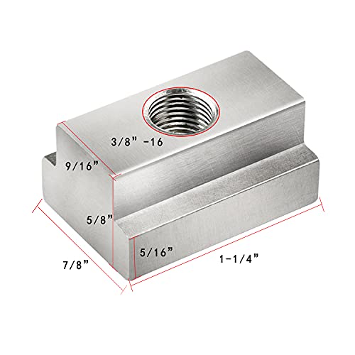 MOEBULB T Slot Nuts Compatible with Toyota Tunda Tacoma Pickup Truck Bed Deck Rails Cleats Rack Rail with Stainless Button Socket Cap Screw 8-Pack Silver - Image 3