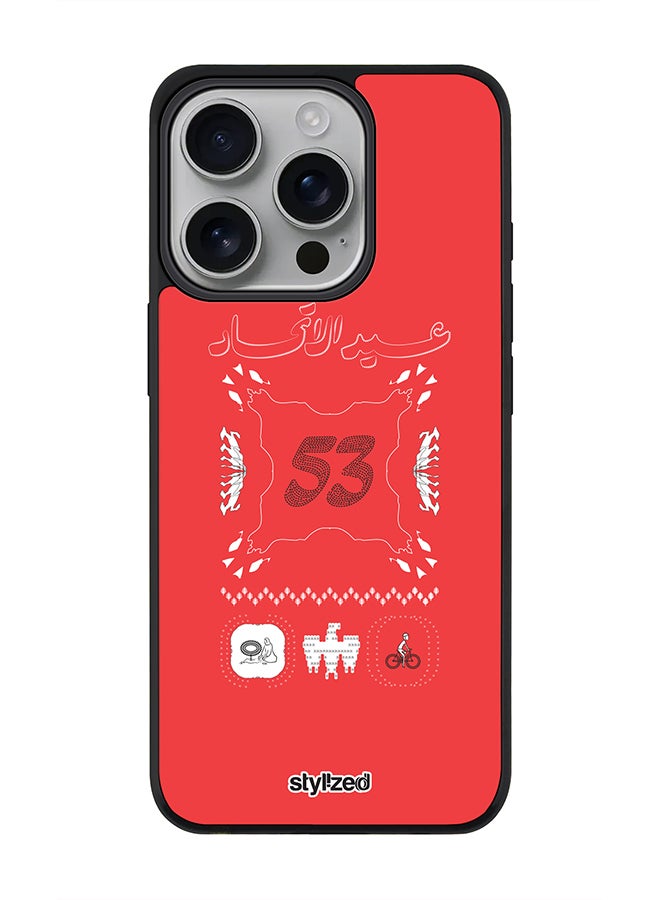 Stylizedd for iPhone 16 Pro Case [For MagSafe] Magnetic cover Slim fit Camera Protection, Shockproof Thin Phone Case for iPhone 16 Pro- Red - Image 1