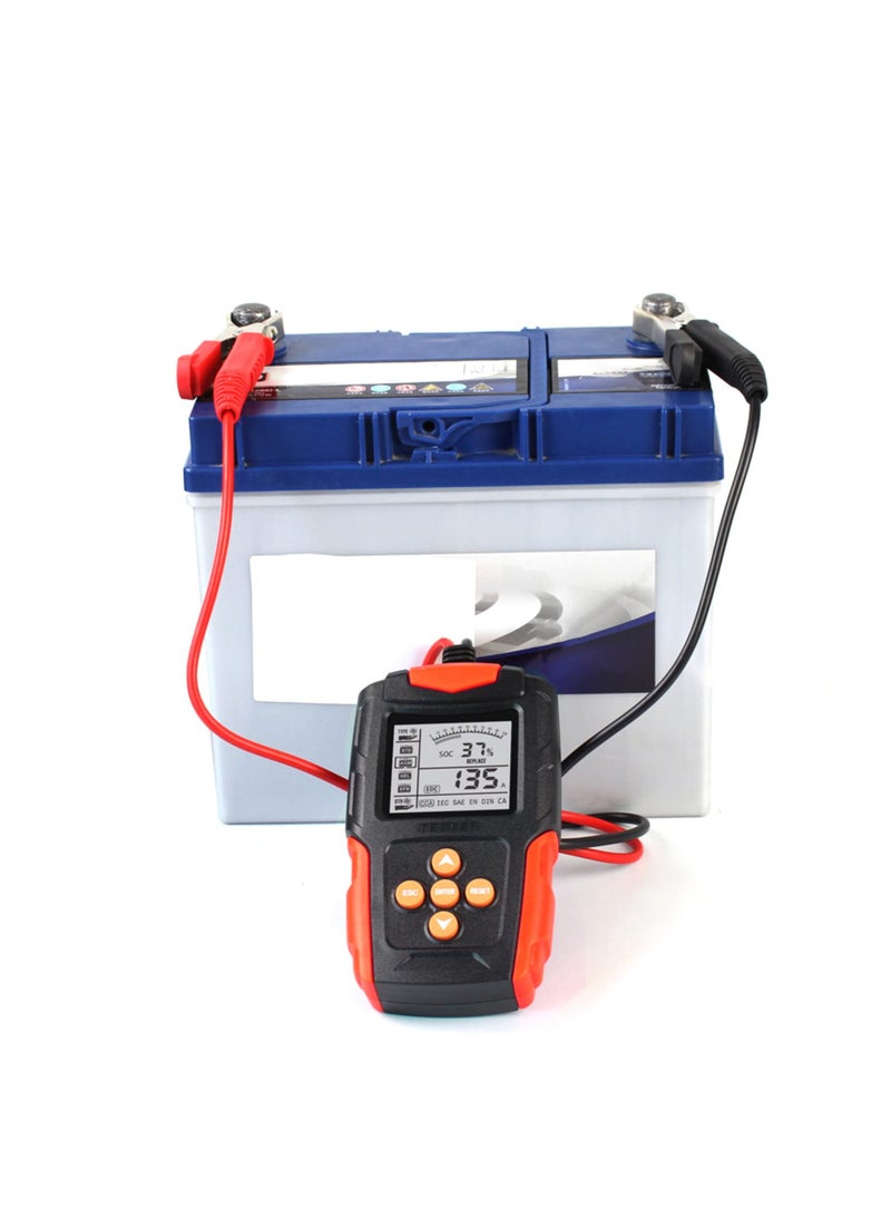 Generic Car Battery Tester - Eacam 12V 24V Automotive Battery Load Tester CCA Digital Auto Battery Analyzer Accurate Battery Diagnostic Tool for Car Truck Motorcycle ATV SUV (8-30V)  - Image 5