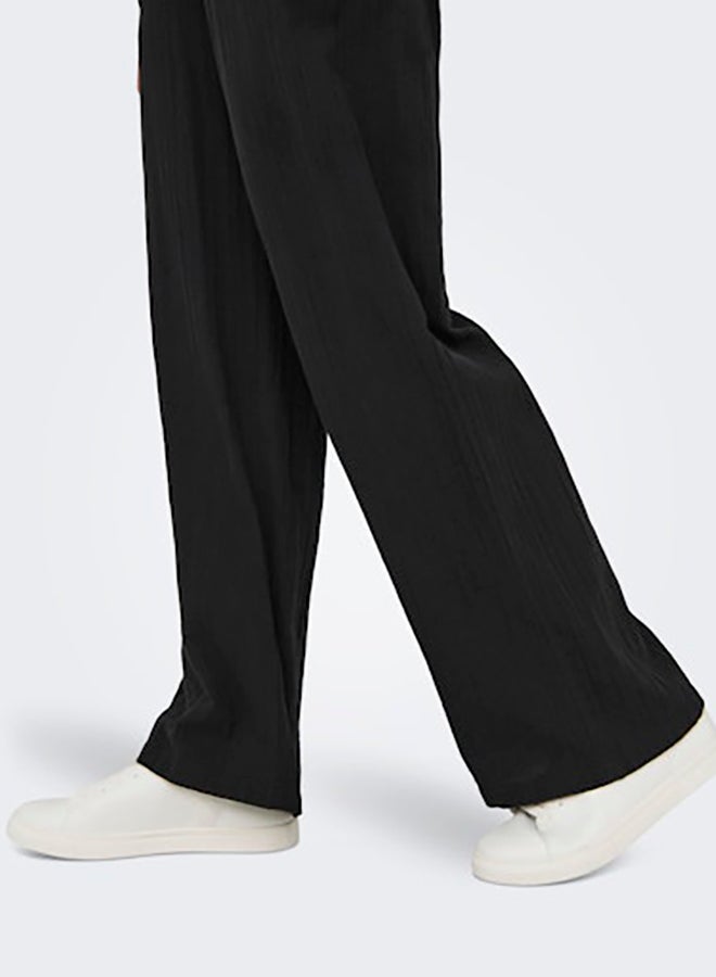 ONLY ONLY Womens Tizana Cotton Loose Pants Woven  - Image 3